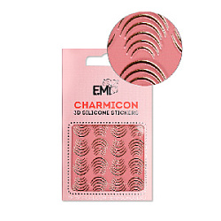 Charmicon 3D Silicone Stickers №115 Лунулы золото